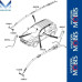 airbag module passenger for hyundai tucson 2009-13